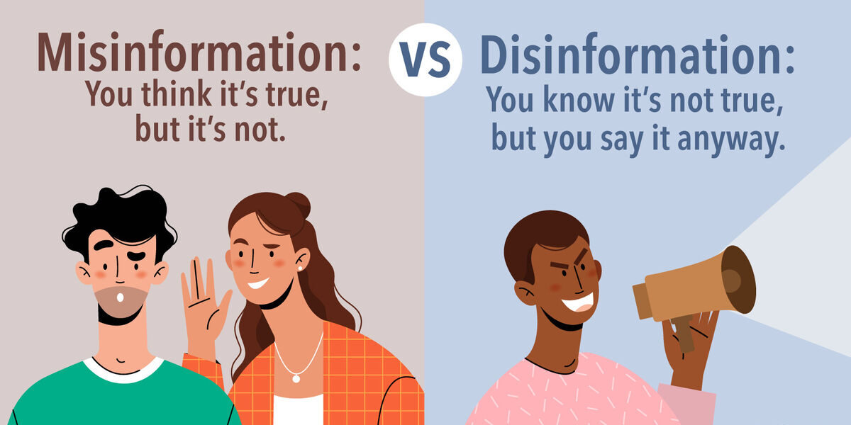 Health Misinformation vs. Disinformation: How Not to Get Deceived.